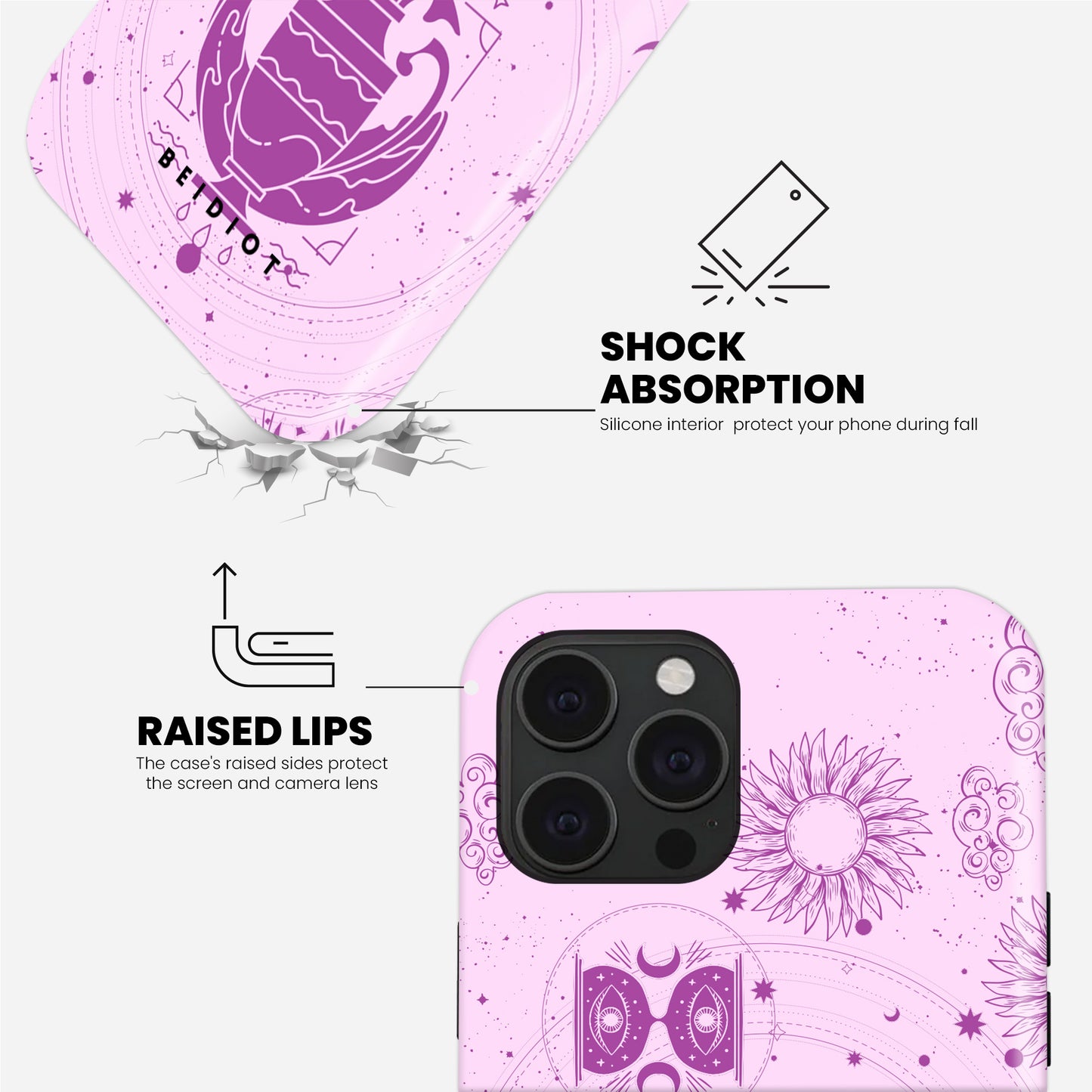 Aquarius - Pink iPhone Case
