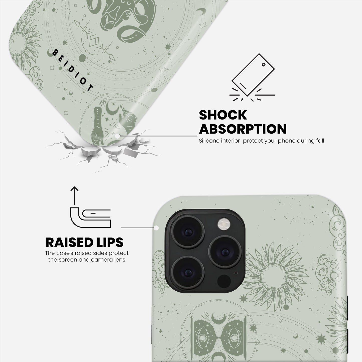 Aries - Green iPhone Case
