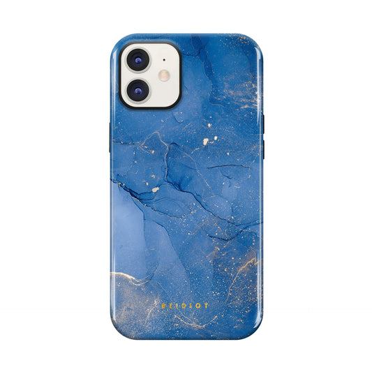 Blue Nebula Spark iPhone Case