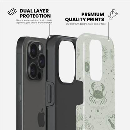 Cancer - Green iPhone Case