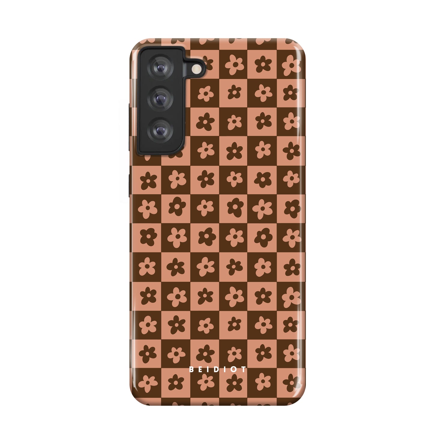 Floral Checkmate Galaxy Case