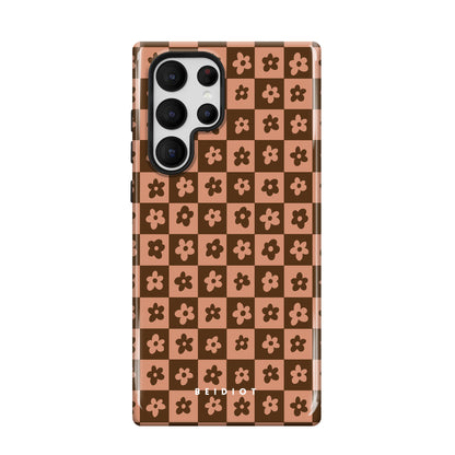 Floral Checkmate Galaxy Case