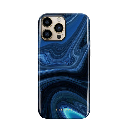 Orbital Aqua Glow iPhone Case