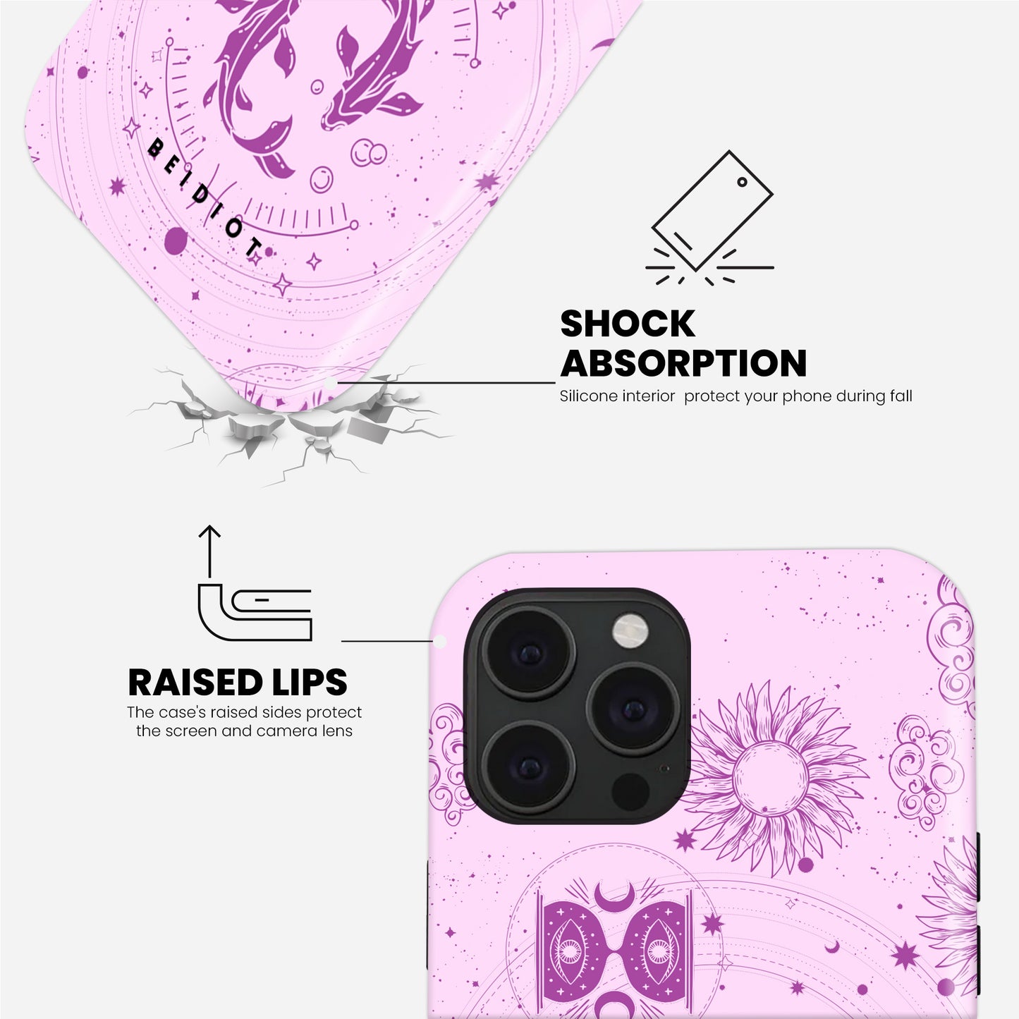 Pisces - Pink iPhone Case