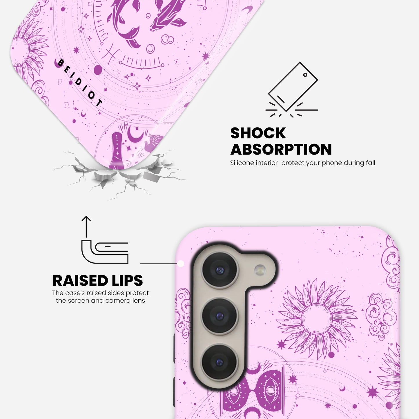 Pisces - Pink Galaxy Case