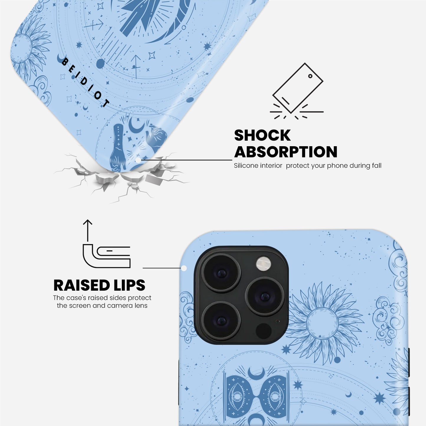 Sagittarius - Blue iPhone Case