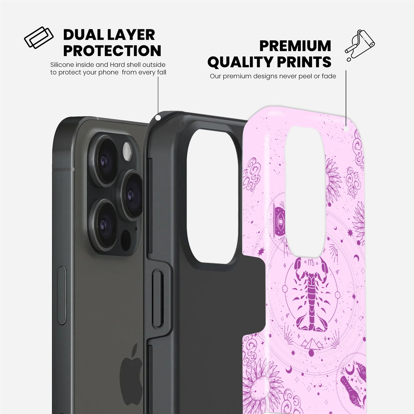 Scorpio - Pink iPhone Case
