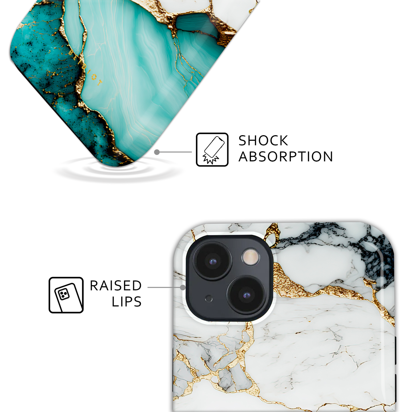 Turquoise iPhone Case