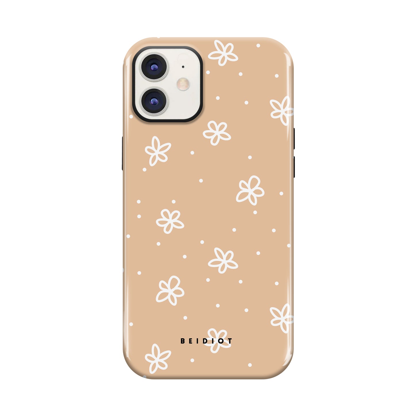 Dotted Daisy - Burlywood iPhone Case
