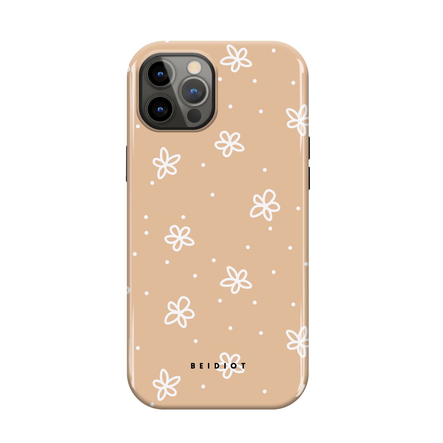 Dotted Daisy - Burlywood iPhone Case